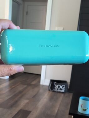 Tiffany & Co. Eyewear Case in Blue-Green CASE ONLY